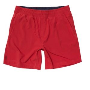 Mens' Rhone 7" Unlined Shorts Vintage Crimson Sz L